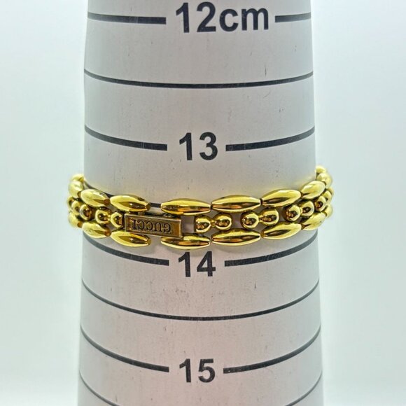 Gucci Watch Bezel Gold Plated Ladies Gucci GG - Picture 7 of 14